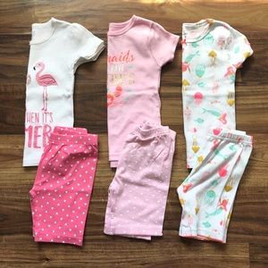 Carter’s Set of Mermaid / Flamingo Pajamas